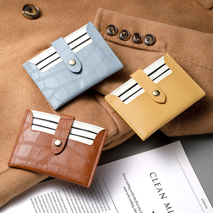Faux Leather Card Holder Bowlift