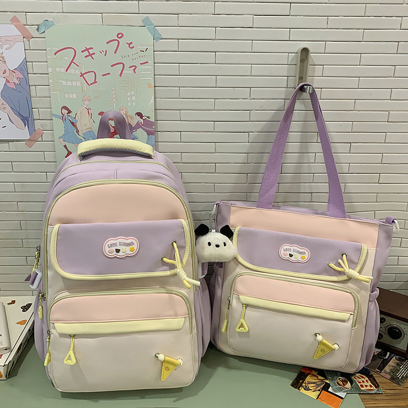 Multi-Functional Plush School Backpack Bowlift