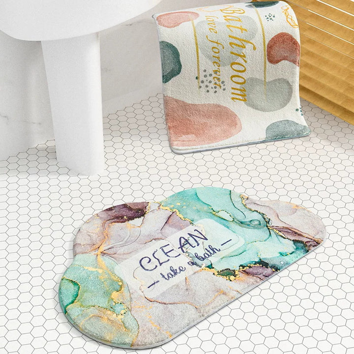 Plush Cloud Shaped Bath Mat Bowlift