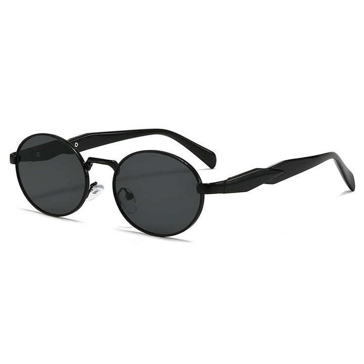 Retro Oval Frame Sunglasses