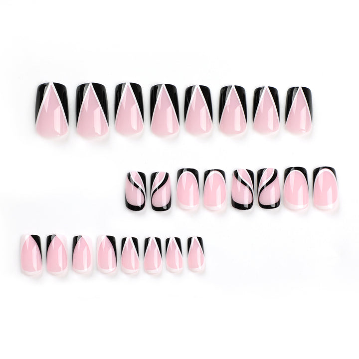 Artful Nail Extensions with Modern Design Bowlift