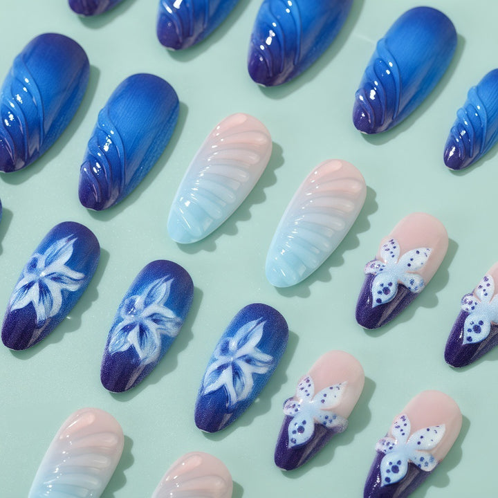 Artificial nails in modern floral design Bowlift