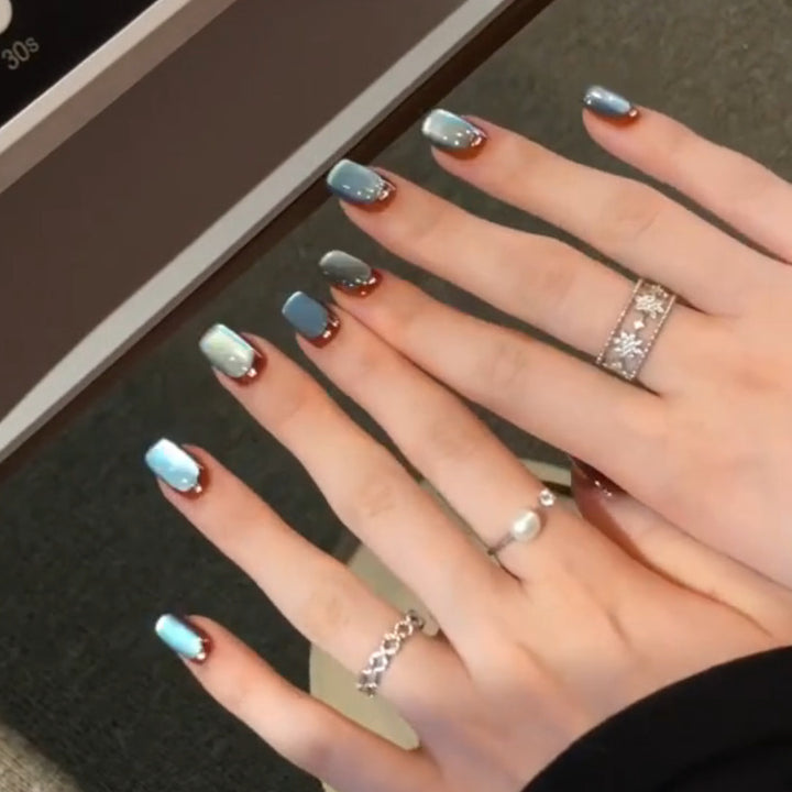 Creative Nail Tips with Shine Effects Bowlift
