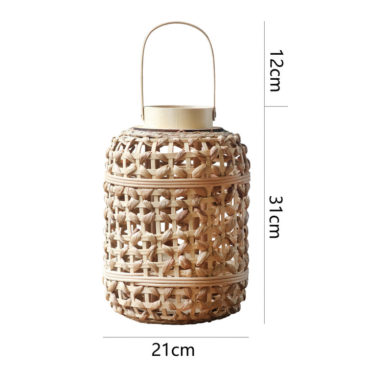 Decorative Rattan Lantern Bowlift