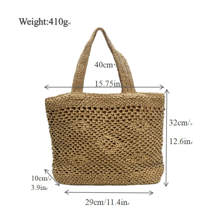 Elegant Macramé Shopper Bowlift