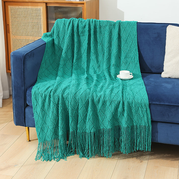 Ladies cozy knit blanket Bowlift