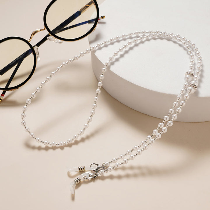 Elegant Pearl Beaded Eyewear Chain Bowlift