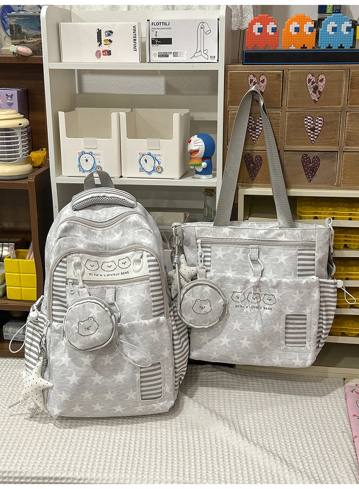 Stylish Multi-Pocket Backpack Set