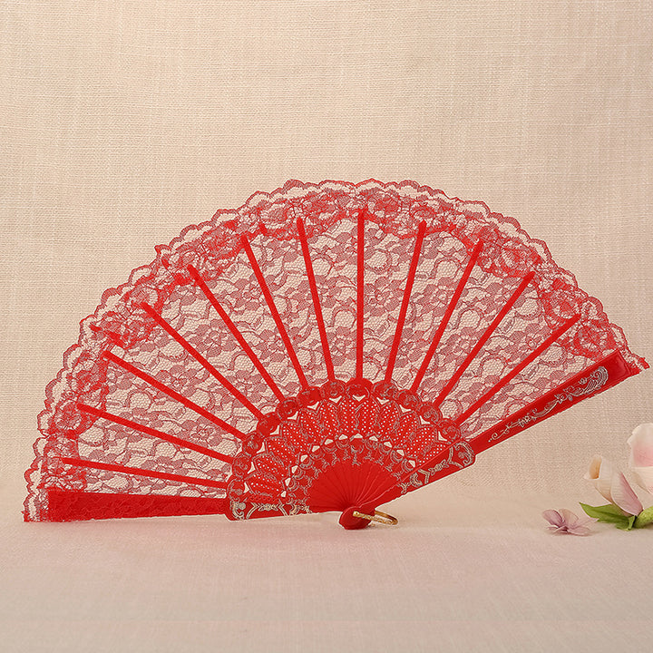 Ladies lace hand fan Bowlift