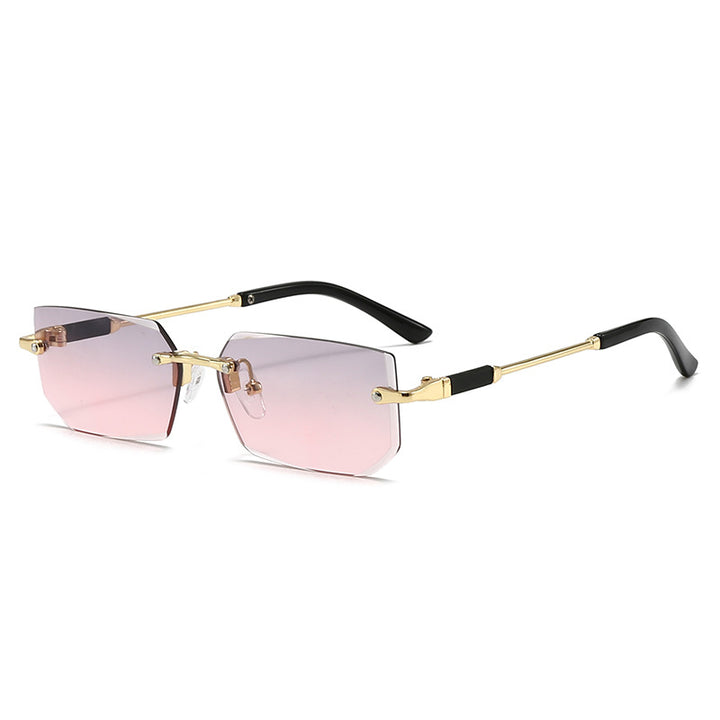Ladies elegant and fashionable sunglasses with transparent frame Bowlift