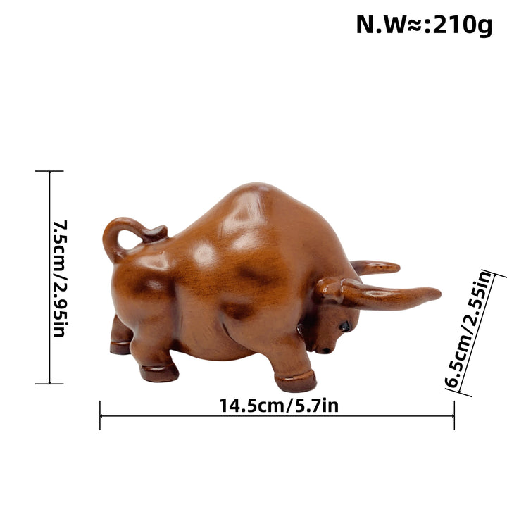 Decorative bull figure made of high-quality resin Bowlift