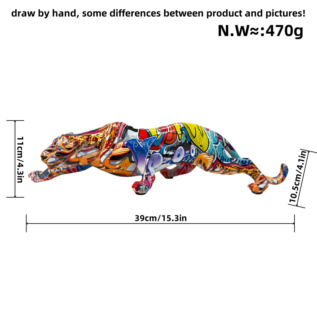 Artful Panther Sculpture Handmade Bowlift