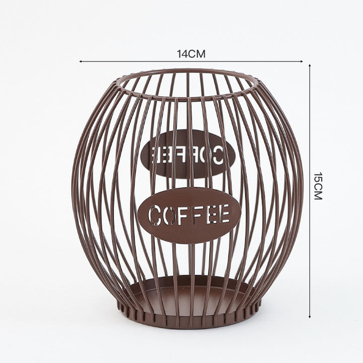 Contemporary Coffee Storage Basket