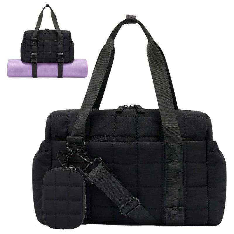 Quilted Multi-Functional Gym Bag Bowlift