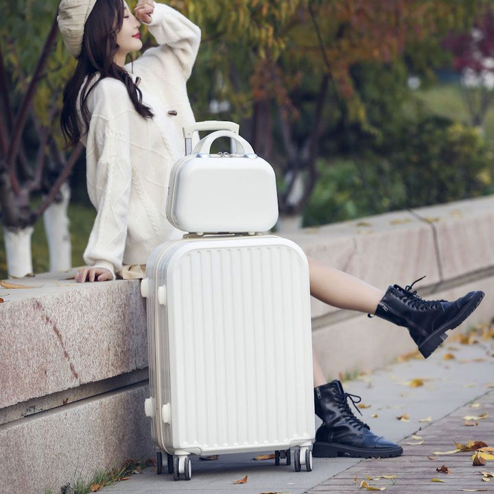 Dual-Compartment Hard-Shell Luggage Set Bowlift