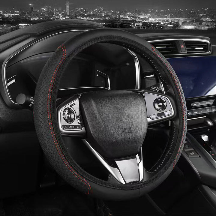Unisex nan breathable non-slip textured steering wheel cover universal fit Bowlift