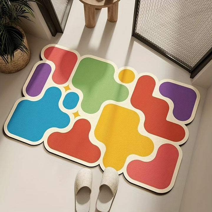 Modern Abstract Floor Mat Bowlift