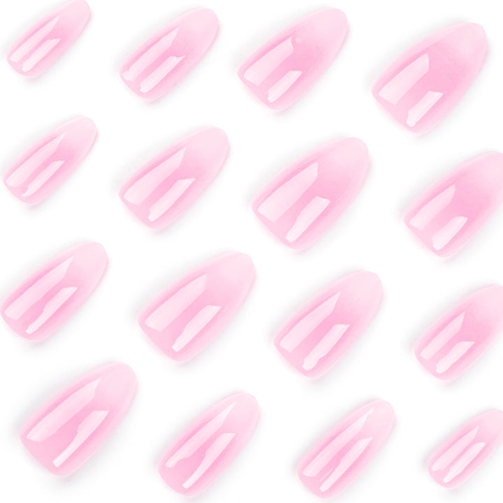 Artful Nail Extensions with Elegant Ombre Effect Bowlift