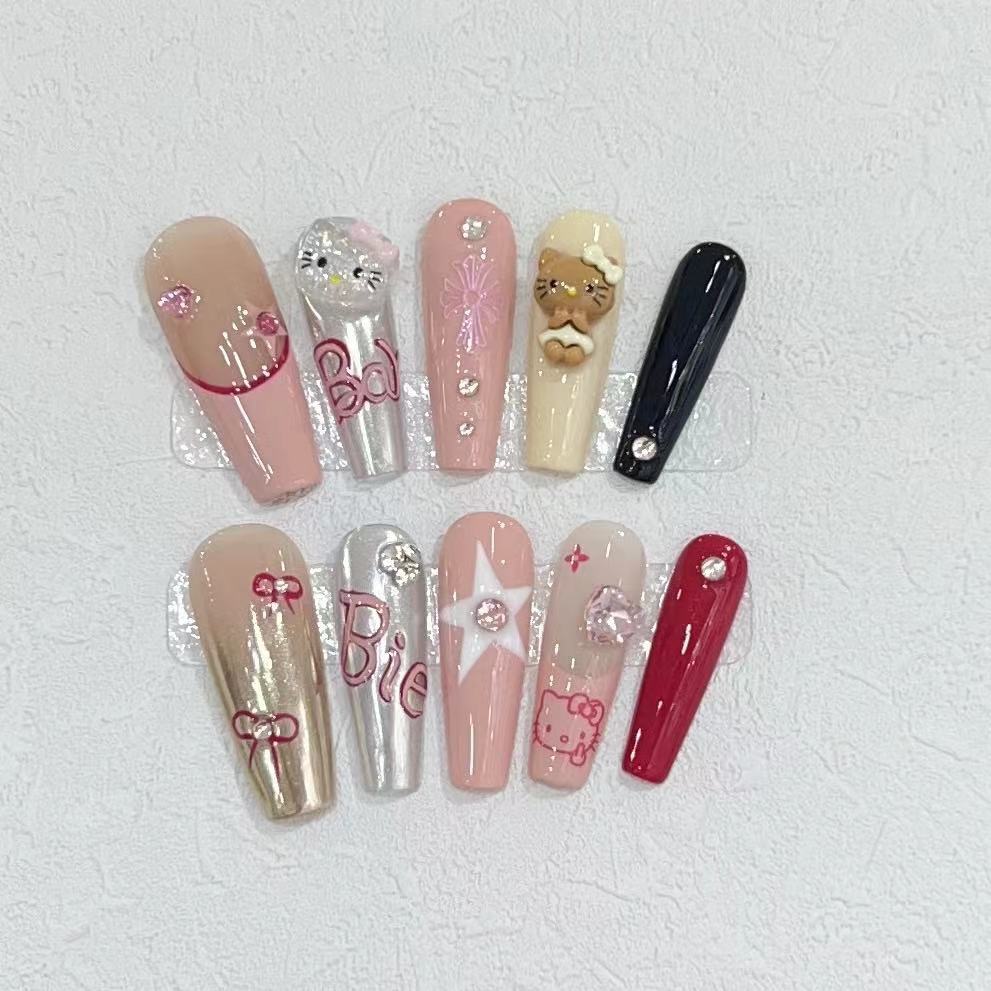 Cute Cartoon Nail Art Set Bowlift