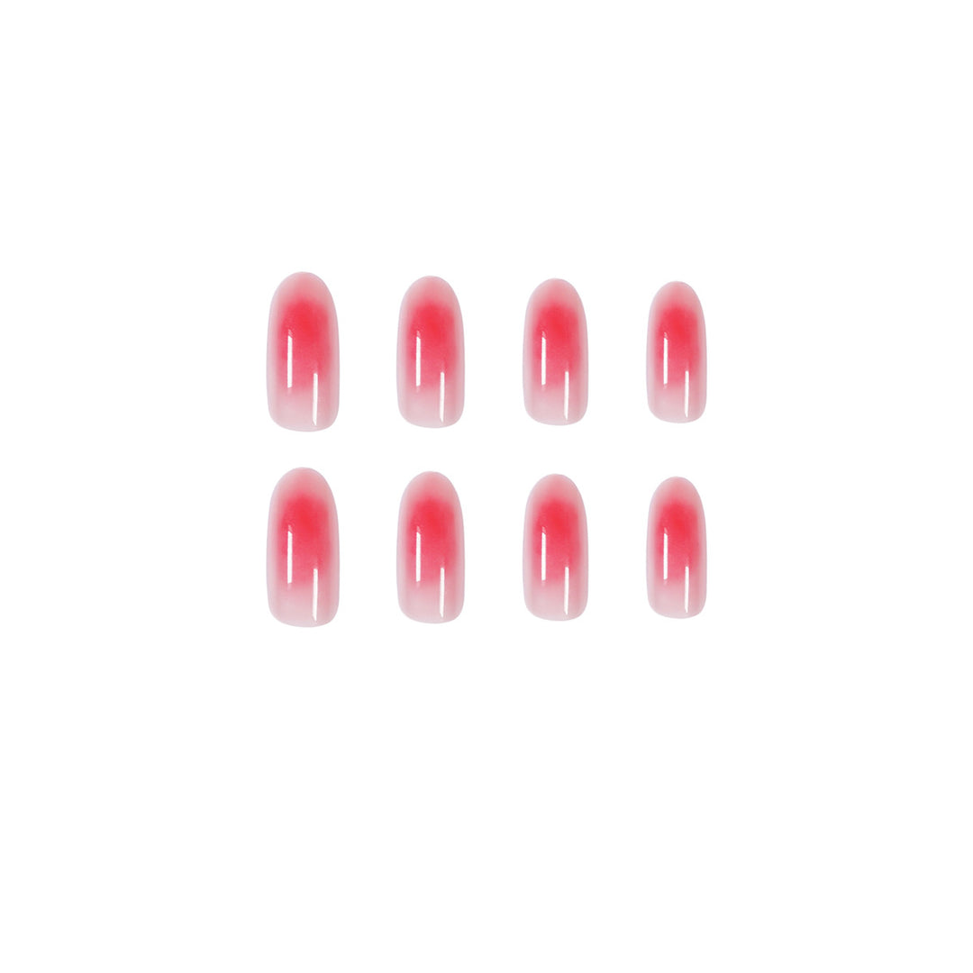 Artful Nail Extensions in Elegant Ombre Design Bowlift