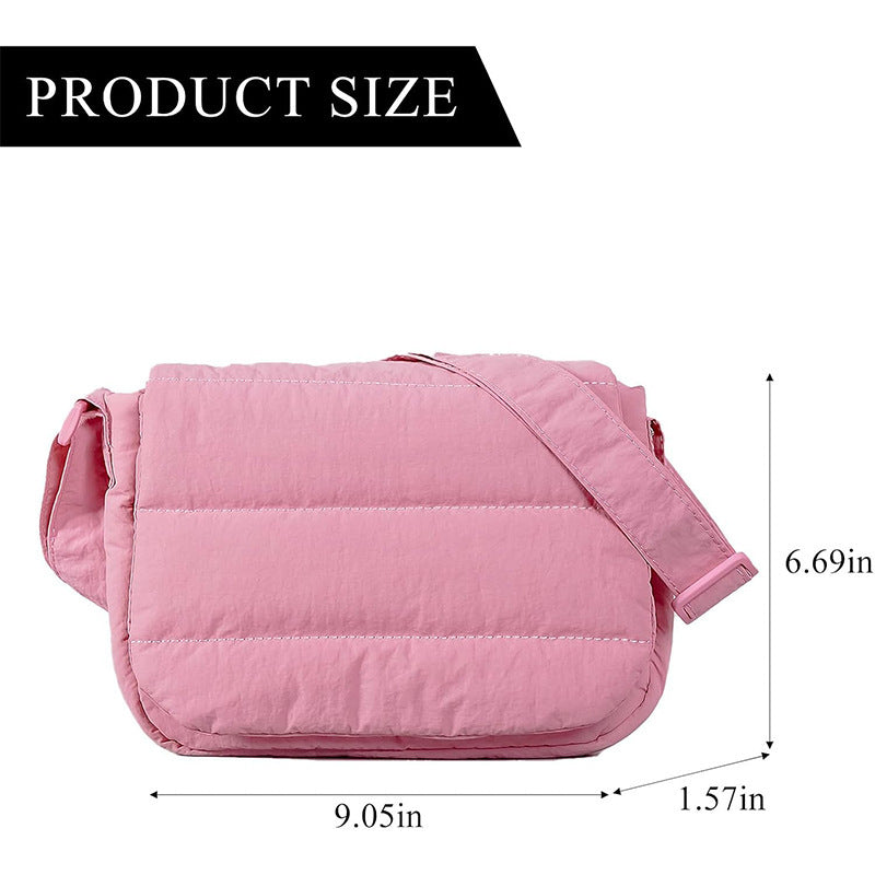 Multifunctional Padded Shoulder Bag Bowlift