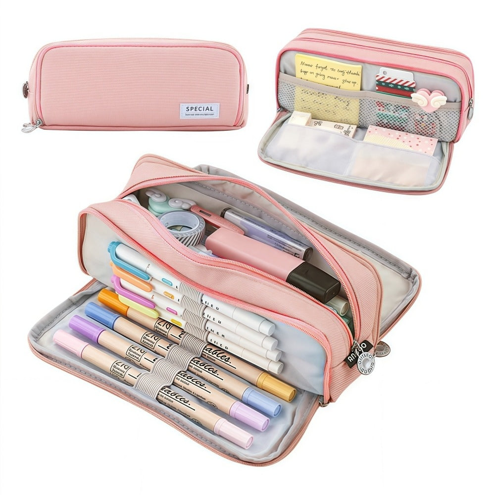 Versatile Multi-Compartment Pencil Case Bowlift