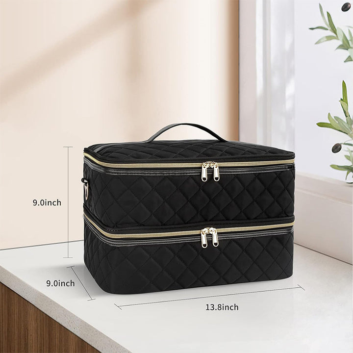 Elegant cosmetic organizer with multiple compartments Bowlift