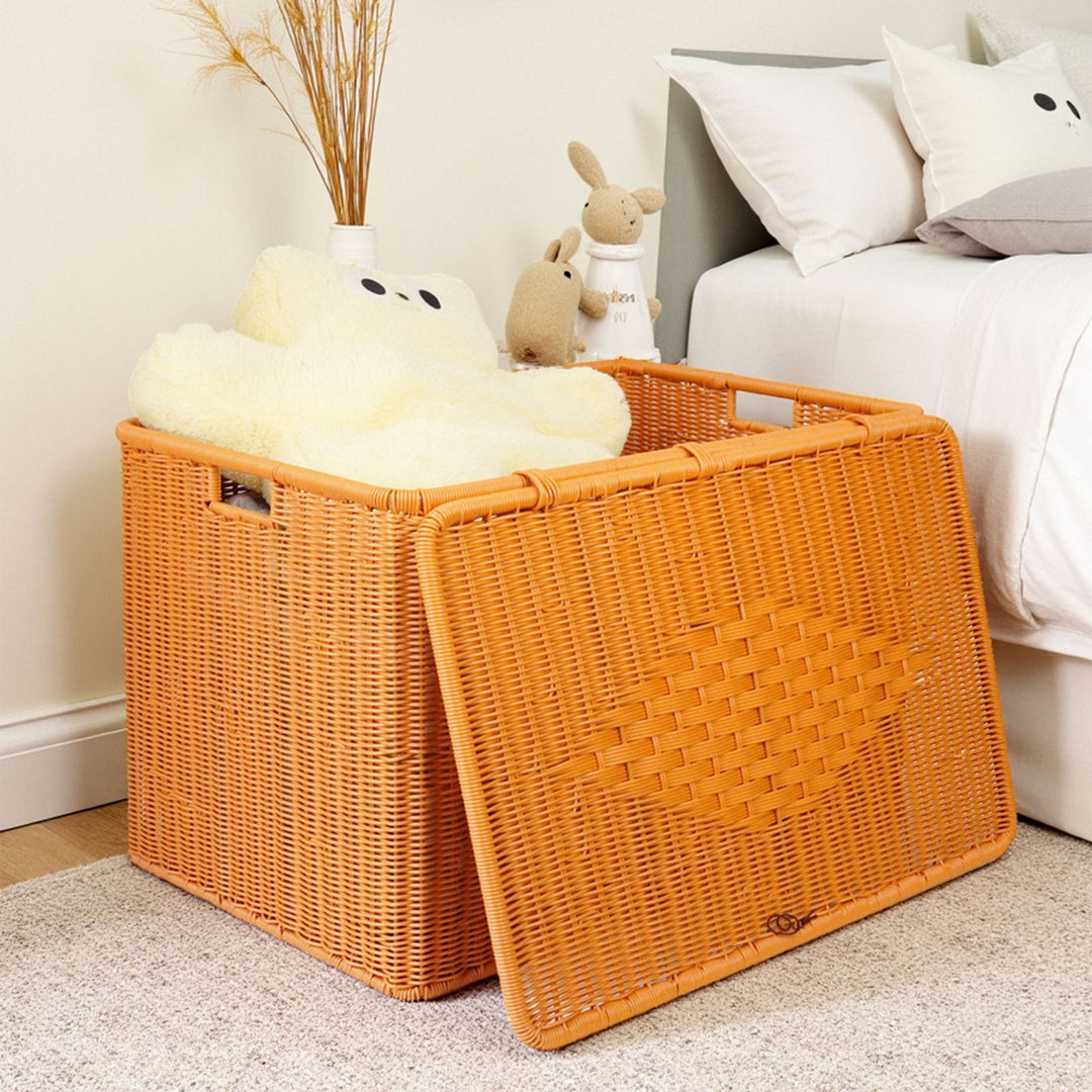Large Woven Storage Chest Bowlift