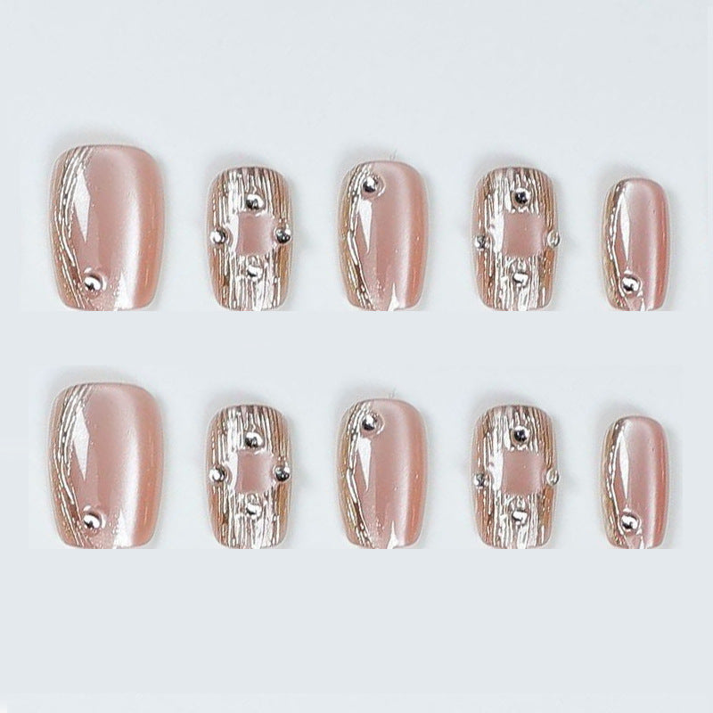 Elegant Press-On Nail Art Extensions Bowlift
