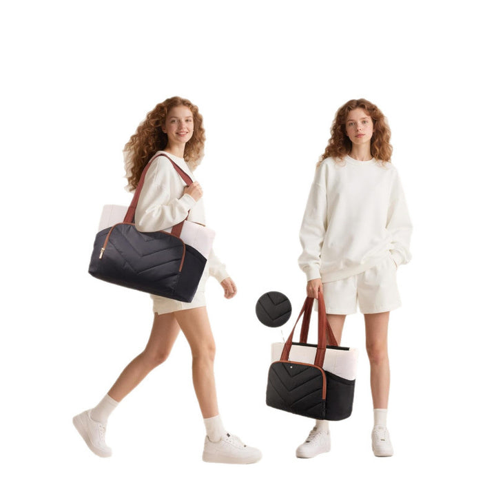 Multifunctional tote bag with padded interior and many compartments Bowlift