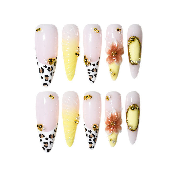 Ornate Stiletto Nail Art Extensions Bowlift