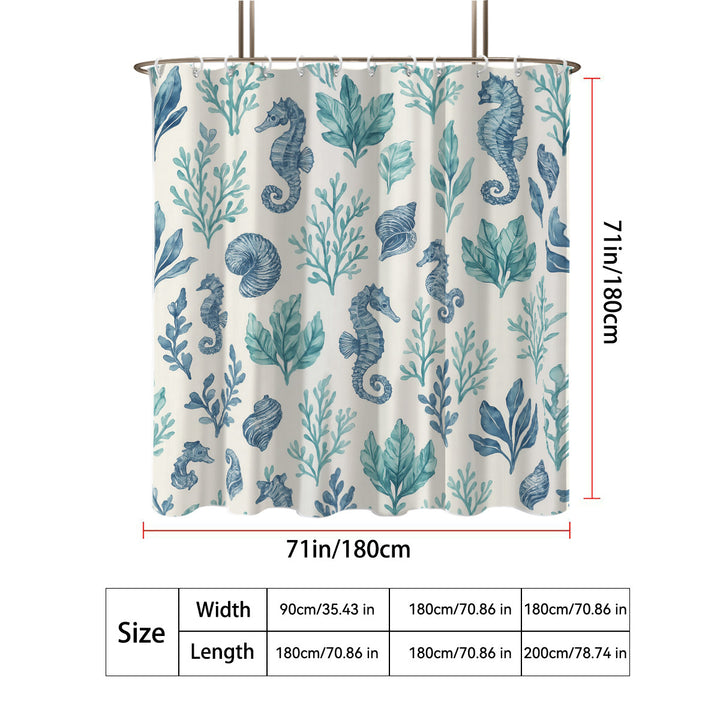 Bath Shower Curtain Bowlift