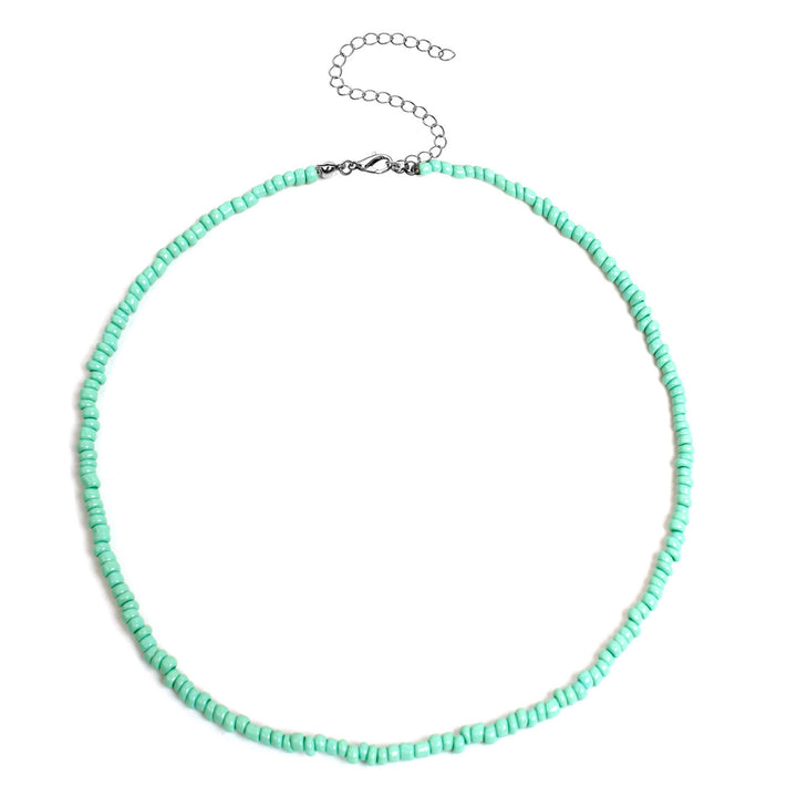 Colorful Beaded Choker Necklace Bowlift