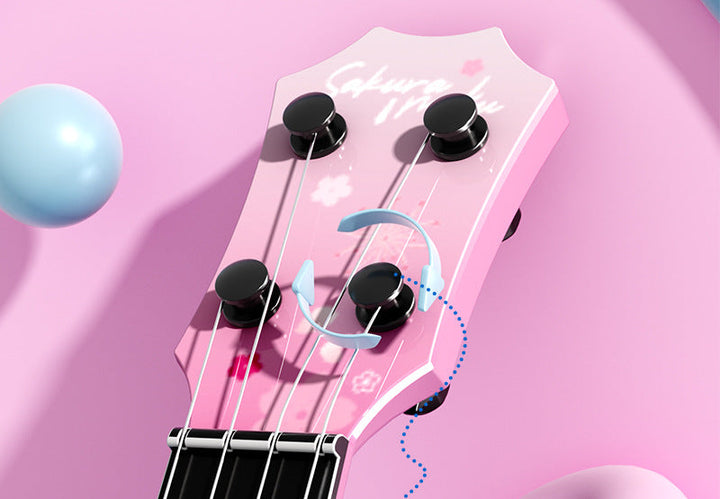 Decorative Ukulele Toy Bowlift