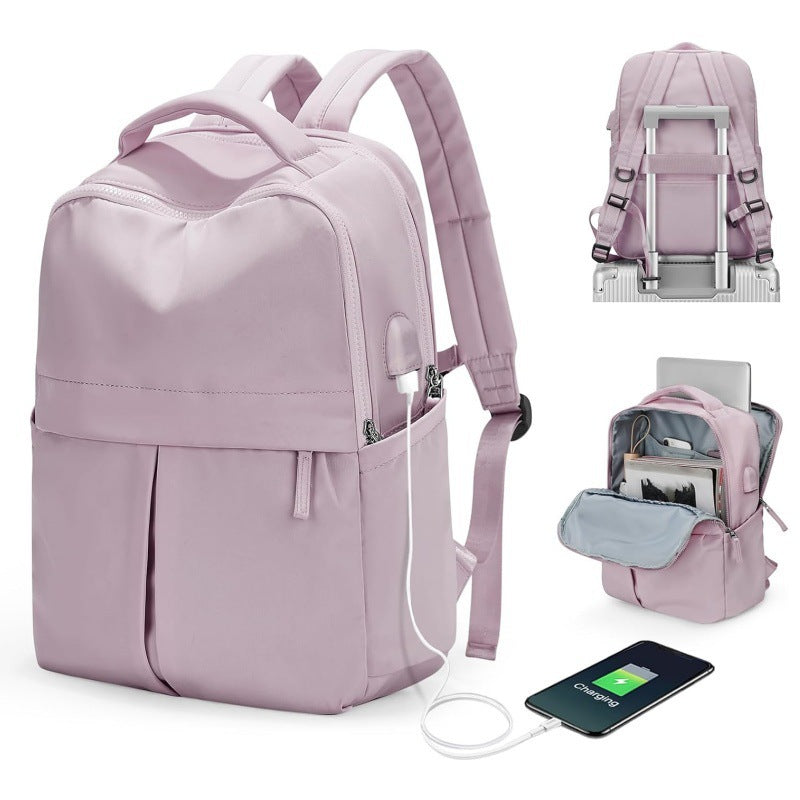 Multifunctional Laptop Backpack with USB Port and Versatile Compartments Bowlift