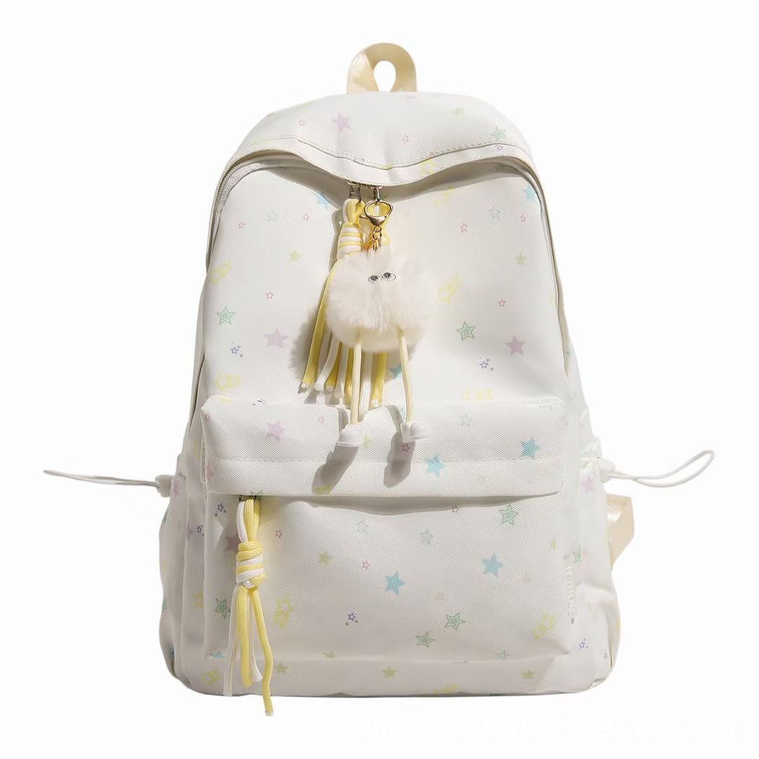 Star Print Backpack Bowlift