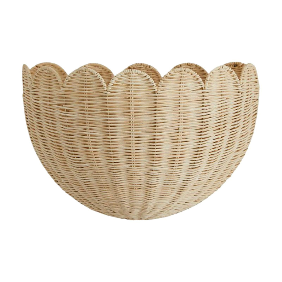 Handcrafted Basket in Shell Design Bowlift