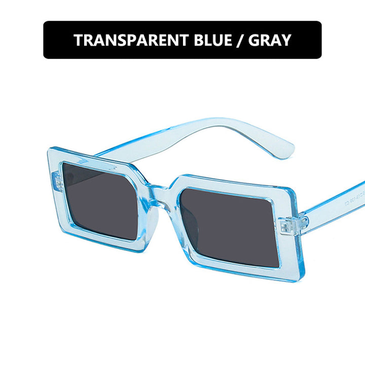 Women's square sunglasses with modern, wide frame and protective UV filter Bowlift