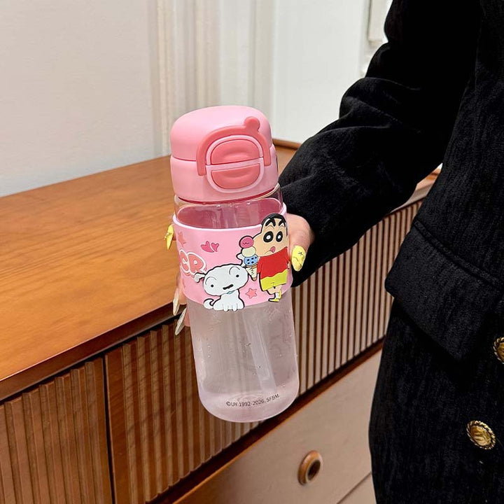 Women's water bottle with unique cartoon design Bowlift