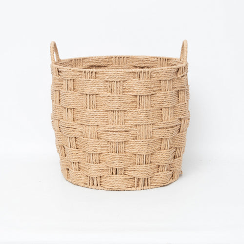 High-quality and decorative storage basket with braided structure