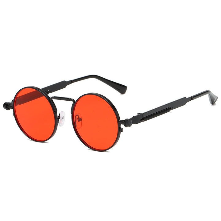 Round Frame Statement Sunglasses