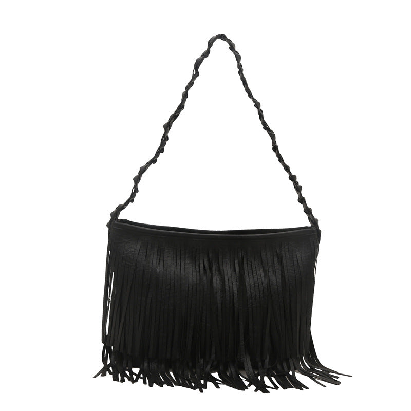 Bohemian Fringe Shoulder Bag Bowlift