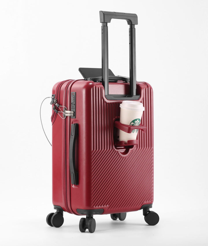 Unisex Smart Tech Compact Carry-On Suitcase Bowlift