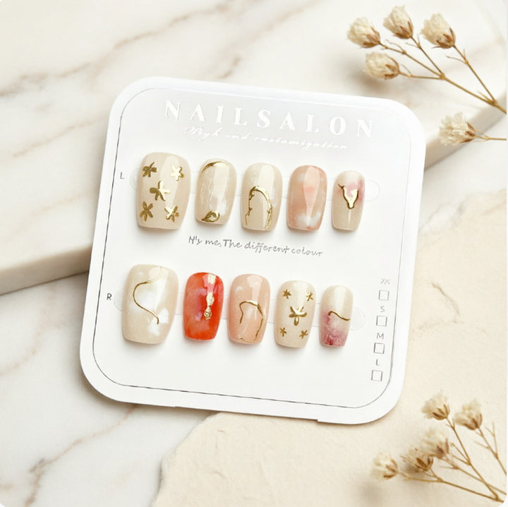 Exclusive Artificial Nails in Elegant Design Bowlift