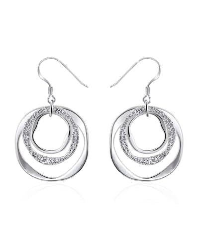 Elegant Spiral Drop Earrings Bowlift