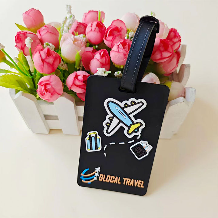 Unisex Luggage Tag with Innovative Air Travel Design Bowlift