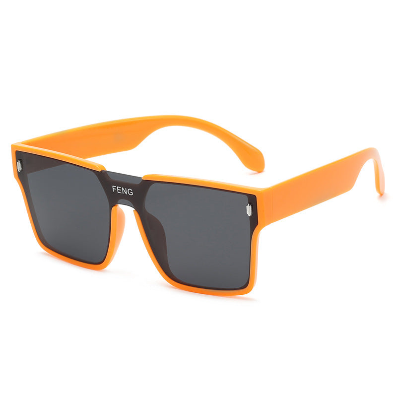 Women's fashionable square sunglasses with durable plastic frame Bowlift