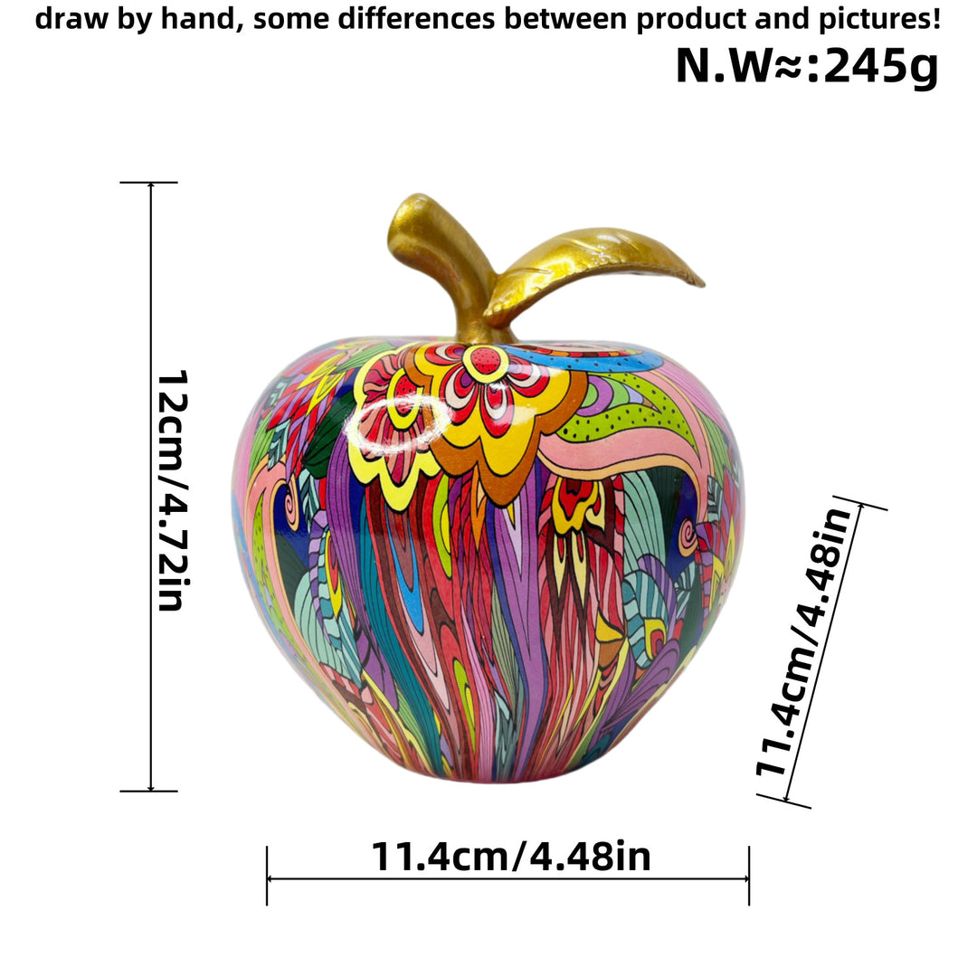 Decorative apple figure with artistic design Bowlift