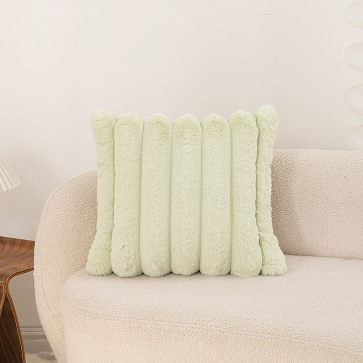 Plush Textured Decorative Cushion