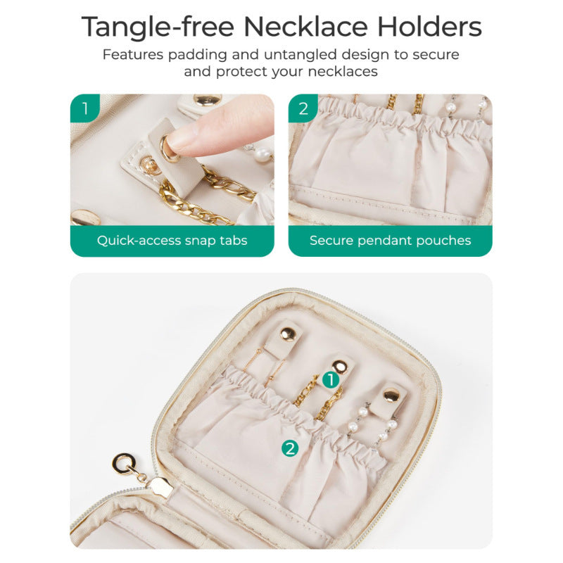 Stylish and Compact Jewelry Storage Bag Bowlift